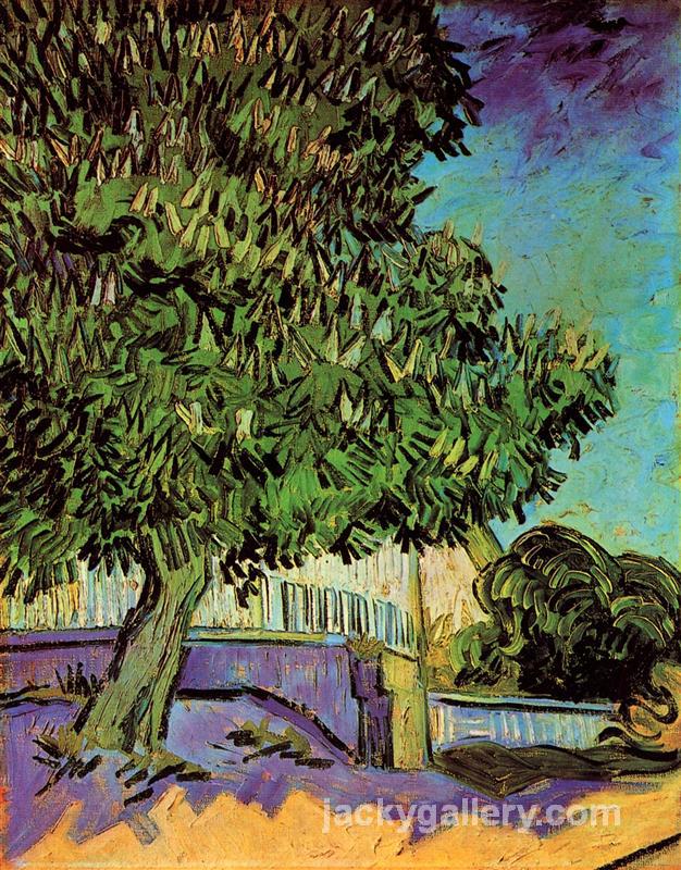 Chestnut Tree in Blossom, Van Gogh painting